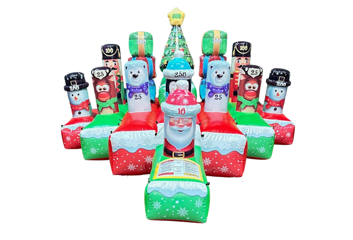 Inflatable Hula Hoop Toss - Christmas