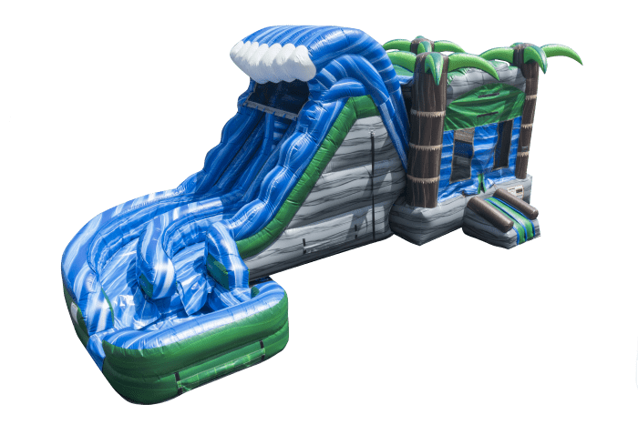 Tropical Rapids Combo - 2 Lane - Pool