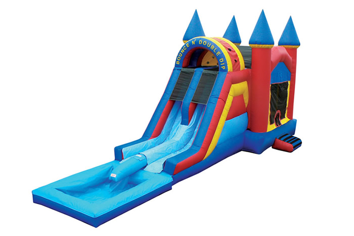 Bounce N Double Dip - 2 Lane - Pool